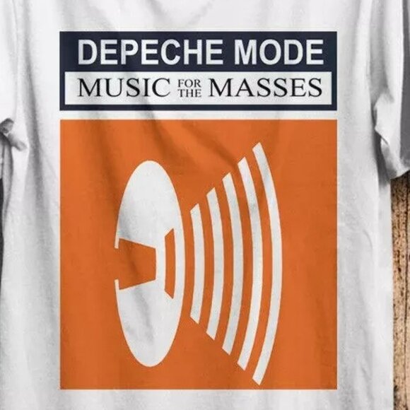 Depeche Mode Music For The Masses T Shirt Synthpop Album Tee 90 - Picture 2 of 5